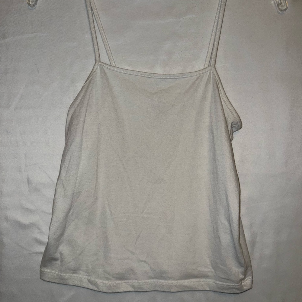 Wild Fable White Camisole Top with Spaghetti Straps